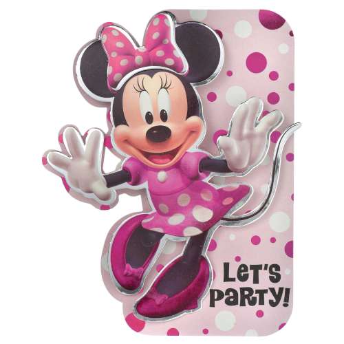 Minnie Mouse Party Invitations